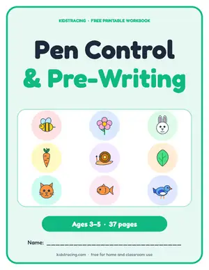 Cover of the Pen Control and Pre-Writing Book