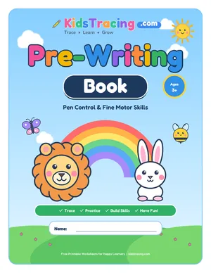 Cover of the Pre-Writing Lines and Shapes Book